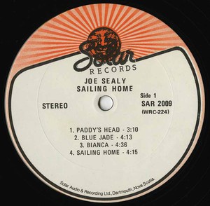 Tim cohoon sailin' home vinyl 01